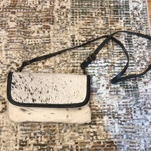 Myra Bag Black and White Crossbody